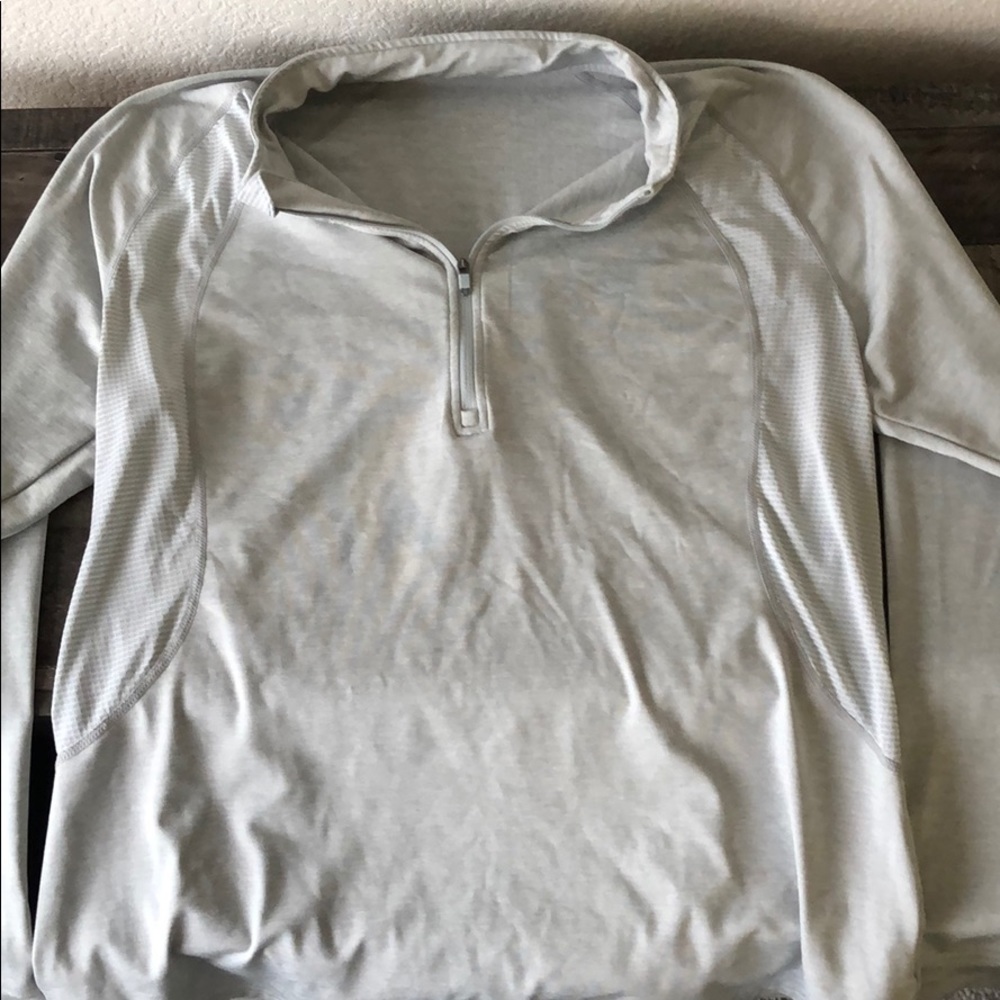 Quarter zip athletic sweatshirt